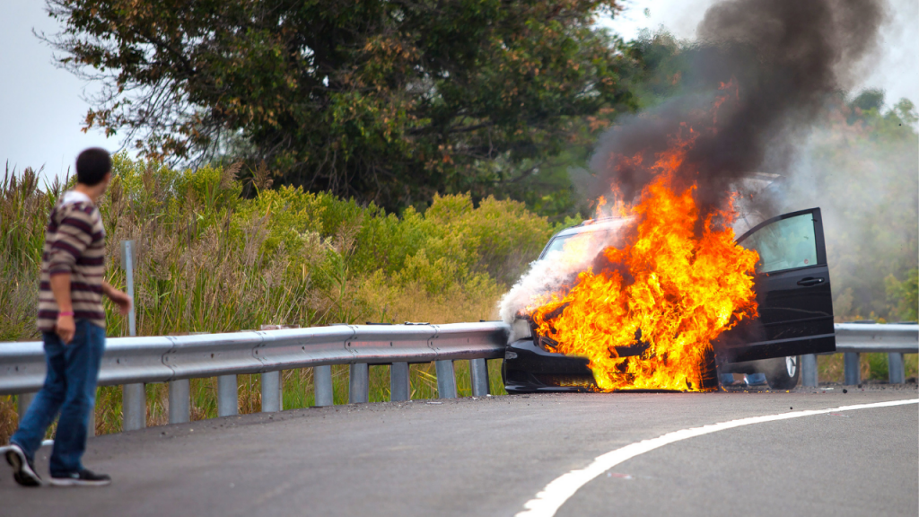 car fire Pottstown