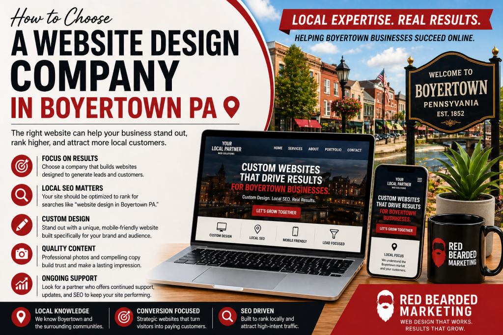 Web design solutions for Boyertown businesses